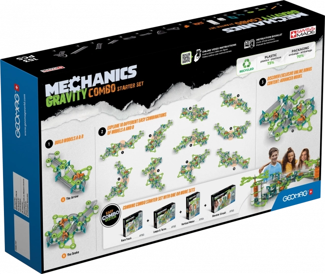 Geomag Mechanics Starter Set 153 pièces