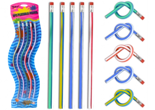 Crayon flexible avec gomme