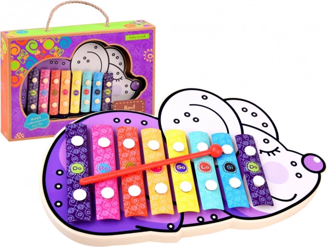 Xylophone pour enfants en forme de petite souris