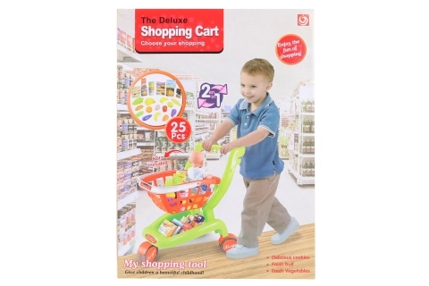 Panier d'achat pour enfants avec accessoires