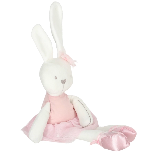 Doudou en peluche - lapin rose