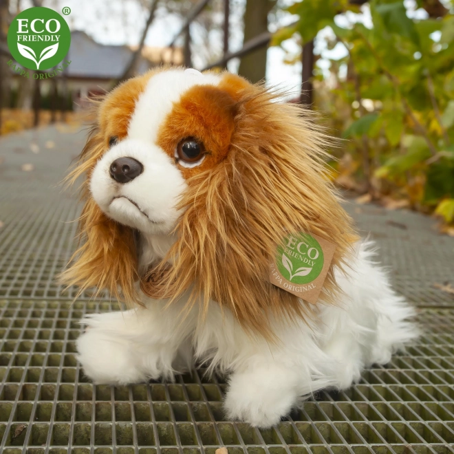 Chien en peluche king charles épagneul 25 cm ÉCOLOGIQUE