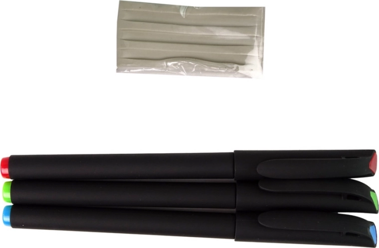 Stylos multicolores