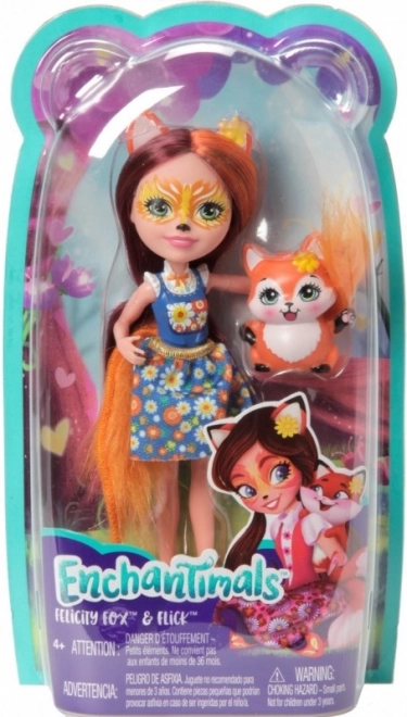 Enchantimals Poupée avec animal - Felicity Renarde et Flick FXM