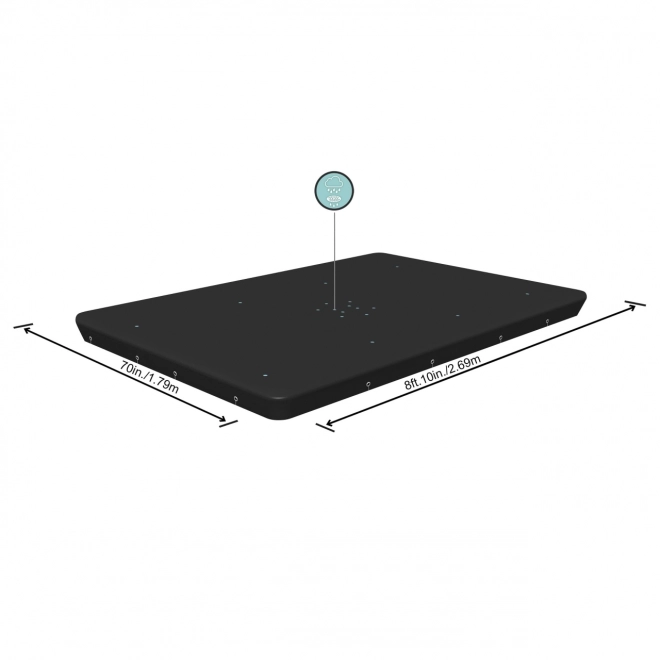 Couverture pour piscine 2,69x1,79 m