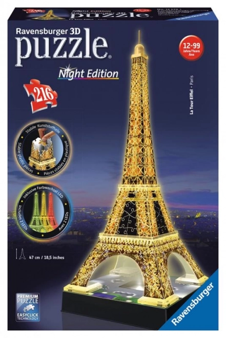 Tour Eiffel (Édition de nuit) 3D 216p