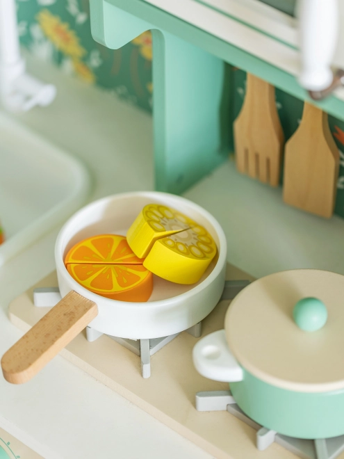 Grande cuisine en bois pour enfants