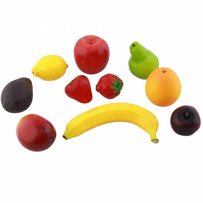 Fruits réalistes ensemble de cuisine 10 pièces