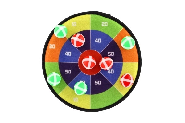Cible réversible avec velcro et balles