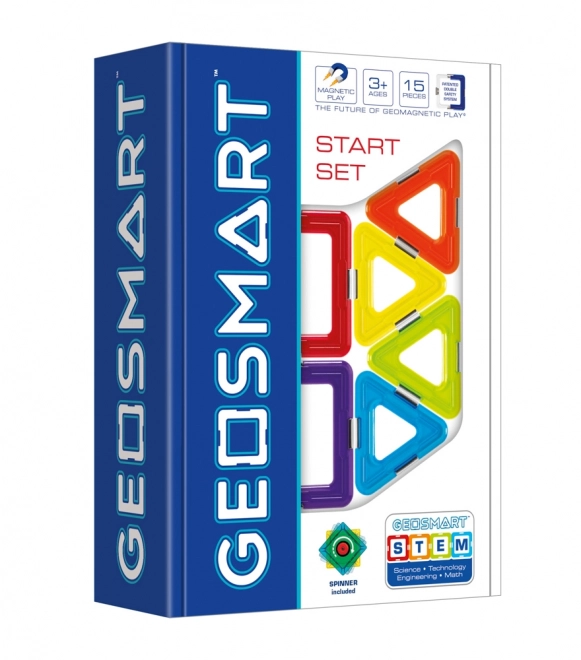 Construction magnétique GeoSmart Pack de départ - 15 pièces