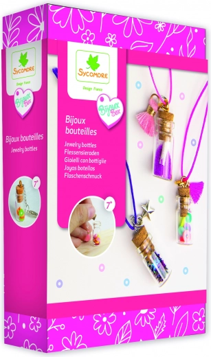 Fabrication de mini bijoux avec des petites bouteilles
