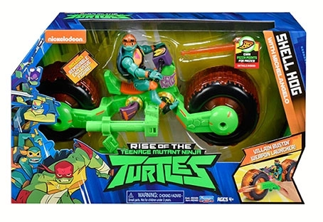 Moto Tortues Ninja avec figurine d'action