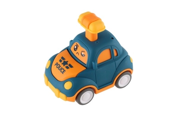 Voiture en plastique à inertie 9 cm - 4 types