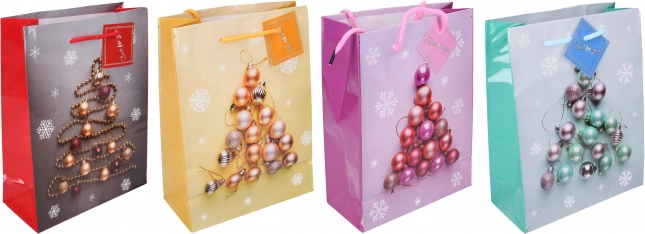 Sac cadeau de Noël taille M 26×32×11 cm
