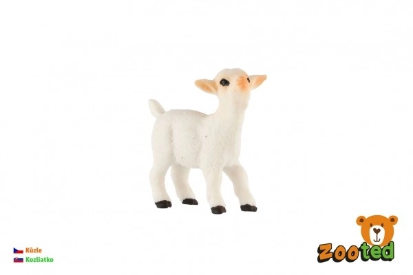 Chèvre domestique chevreau zooted plastique 4cm en sachet