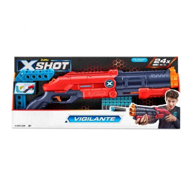 ZURU X-SHOT EXCEL Vigilante lanceur 24 fléchettes