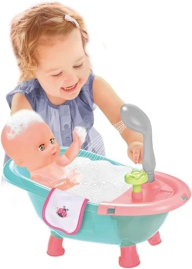 Baignoire avec douche vraiment fonctionnelle