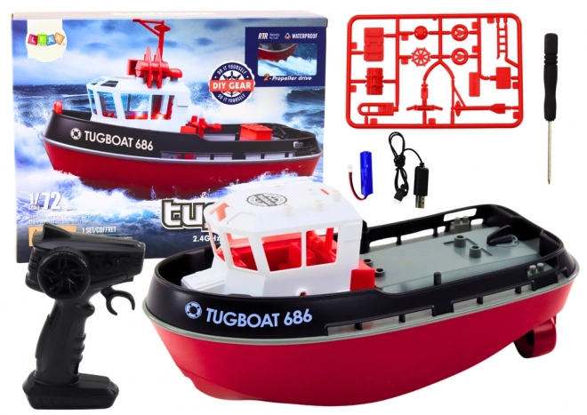 Bateau RC télécommandé 1:72 Powerboat 35km/h