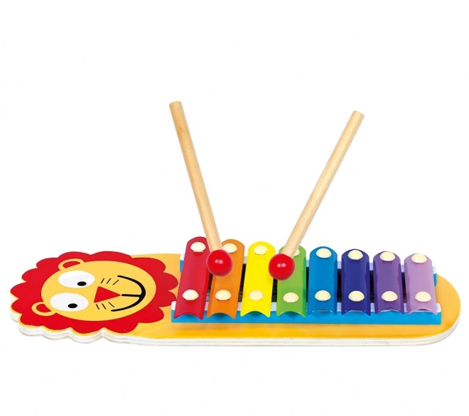 Bino Xylophone métallique Lionceau