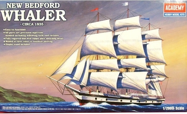 Maquette plastique du navire New Bedford Whaler 1:200 par Academy