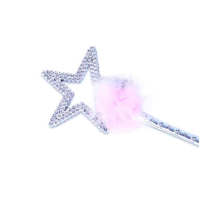 Couronne de princesse avec sceptre rose