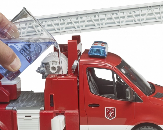 Camion de pompiers Mercedes-Benz Sprinter avec échelle pour enfants