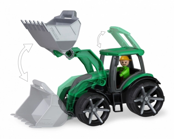 Auto Truxx 2 tracteur avec seau en plastique 32cm avec figurine 24m+