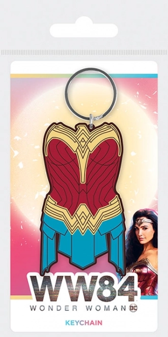 Porte-clés en caoutchouc Wonder Woman