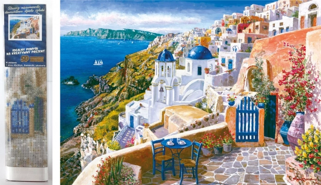 Norimpex Peinture au diamant Santorini 30x40cm