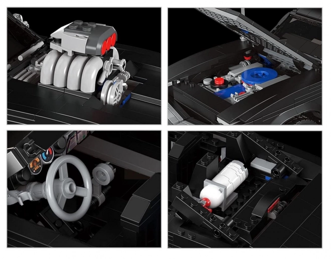 Kit de voiture de sport noire