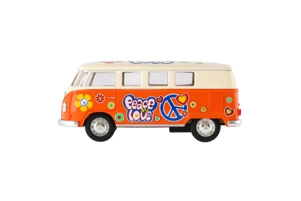 Autobus Kinsmart VW Classique métal/plastique 13cm à rétrofriction