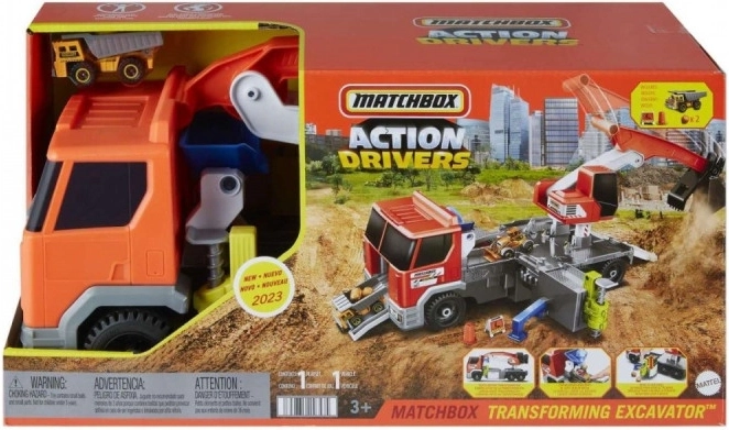 Camion et pelleteuse fonctionnels