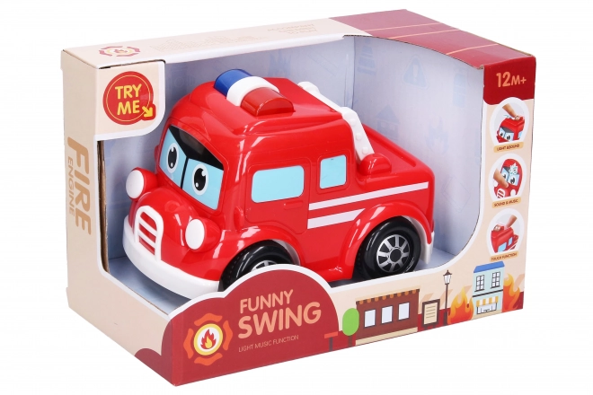 Camion de pompiers avec effets 15cm