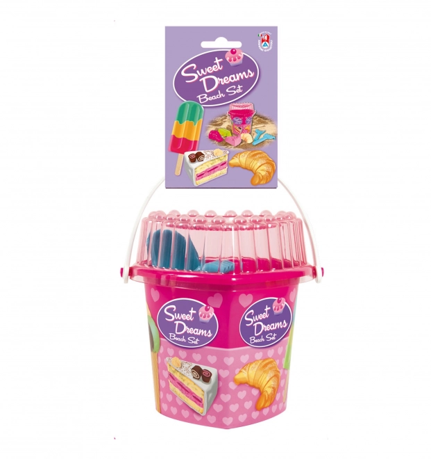 Androni set de sable Pâtisserie – moyen, 8 pièces