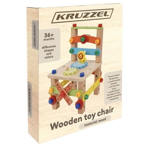 Chaise éducative en bois