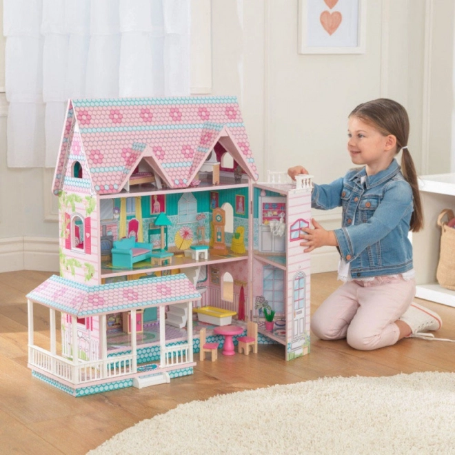 Maison de poupées Abbey Manor de KidKraft avec accessoires