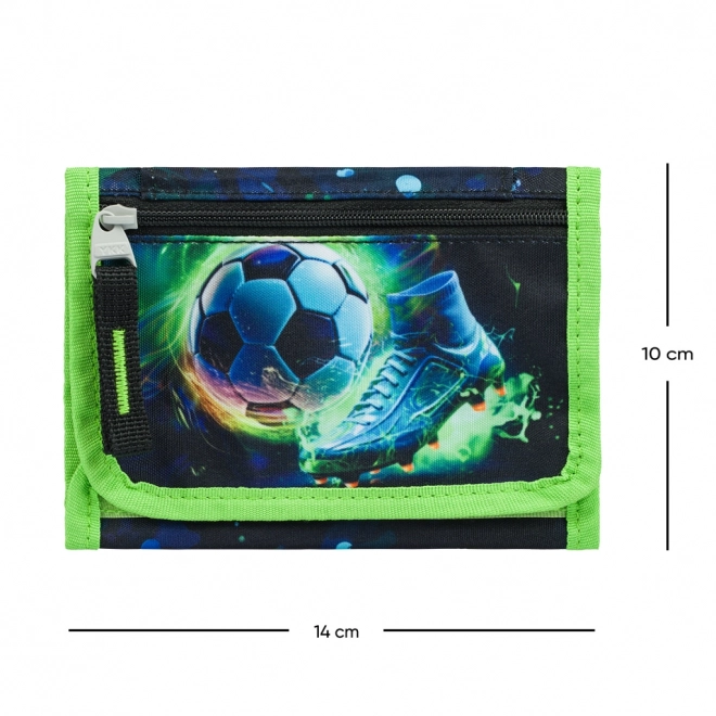 Portefeuille textile pour le cou avec motif de football BAAGL