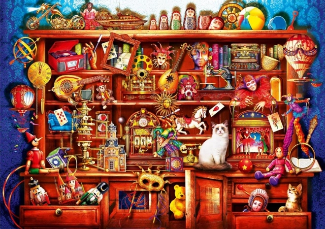 Puzzle Vieille étagère avec jouets 1000 pièces BLUEBIRD