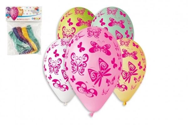 Ballons gonflables papillonnants - 5 pièces
