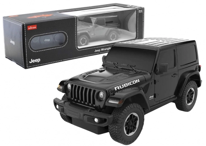 Voiture R/C 1:24 Jeep Wrangler JL Rubicon noir
