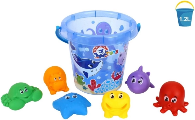 Set ludique pour le sable et l’eau avec animaux marins