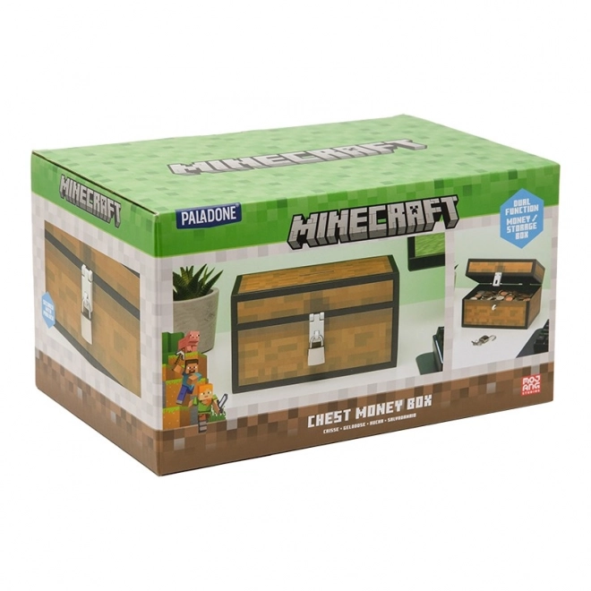Tirelire de style coffret Minecraft