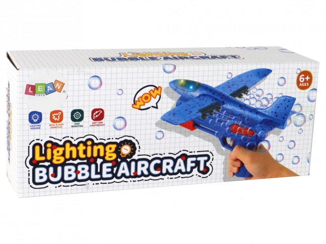Lanceur de bulles de savon Avion Rouge