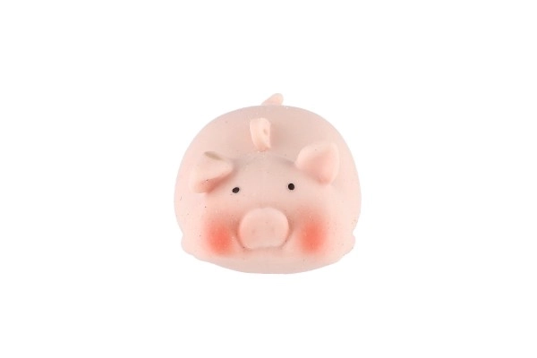 Cochonnet anti-stress en silicone 6cm 4 types 24pcs en boîte
