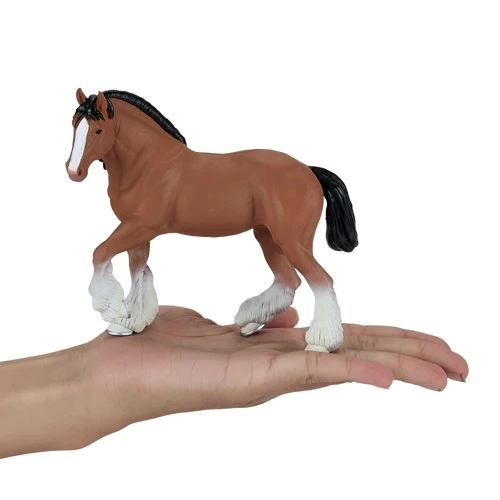 Mojo Clydesdale cheval brun