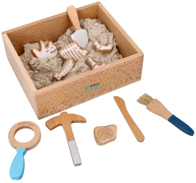 Ensemble archéologique pour enfants avec sable cinétique