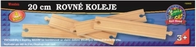 Maxim rails droits 20 cm, 4 pièces