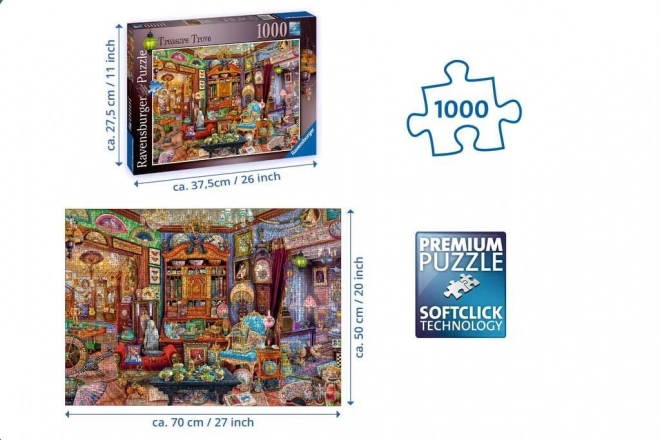 Puzzle Trésor 1000 pièces de Ravensburger