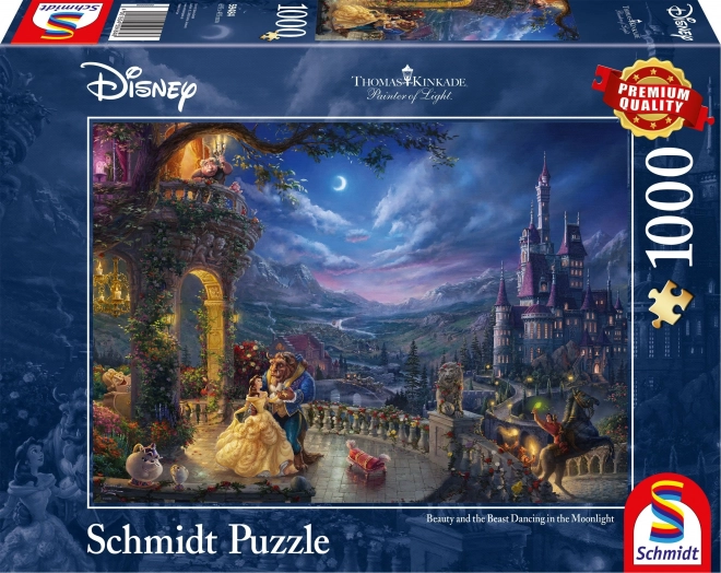 SCHMIDT Puzzle La Belle et la Bête : Danse au clair de lune 1000 pièces