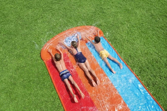 Toboggan aquatique Tsunami Triple Slide 4,88m